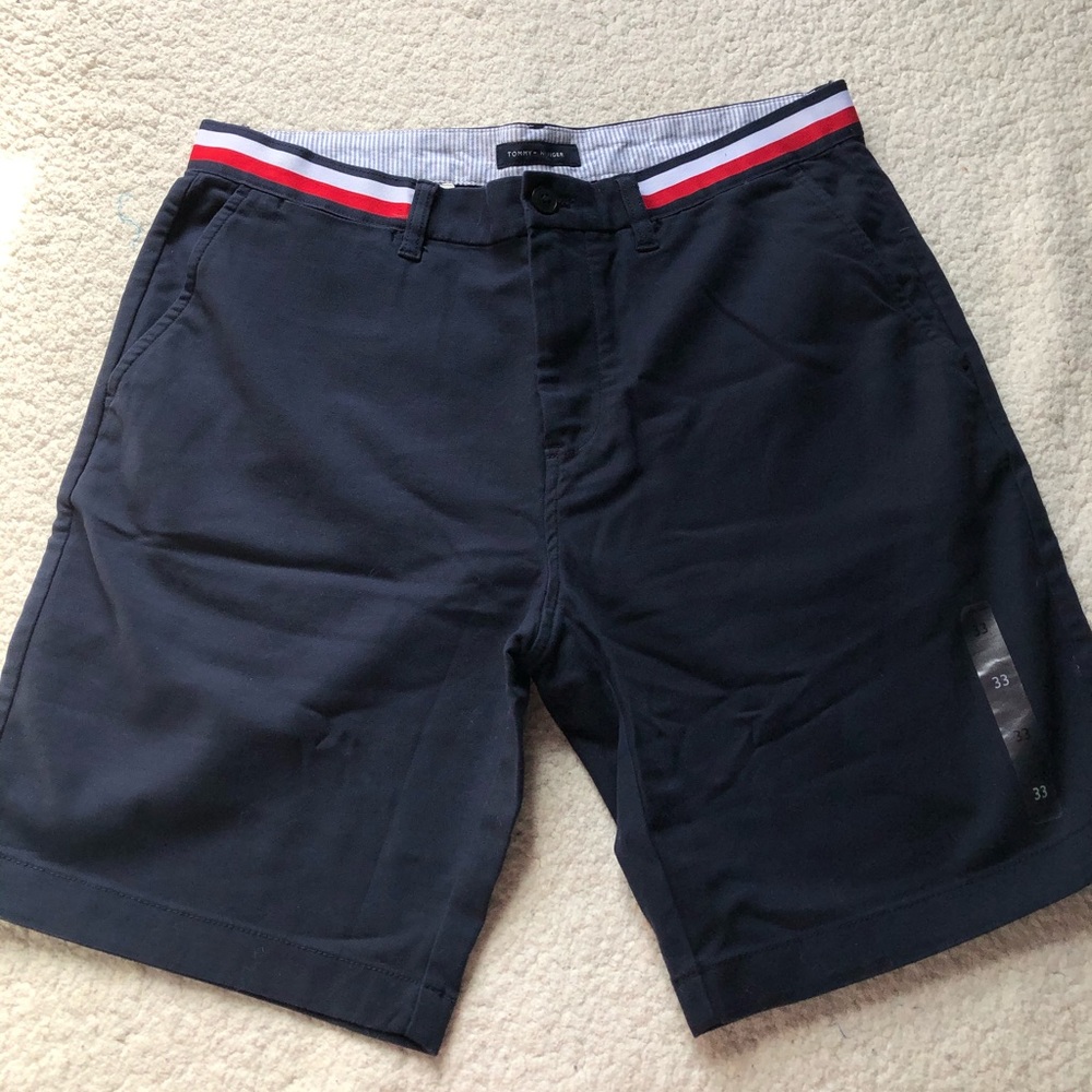 Tommy Hilfiger - Men’s Chino Shorts Navy/Striped